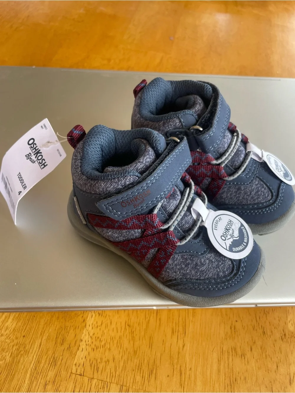 OshKosh B'gosh Forrest Everplay toddler shoes/boots size 4T toddler size 4